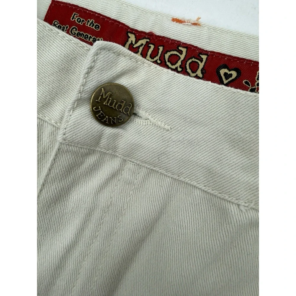 Mudd Jeans Womens 16.5 Plus Cargo Shorts Y2K High Rise Utility NWT Vintage Style
